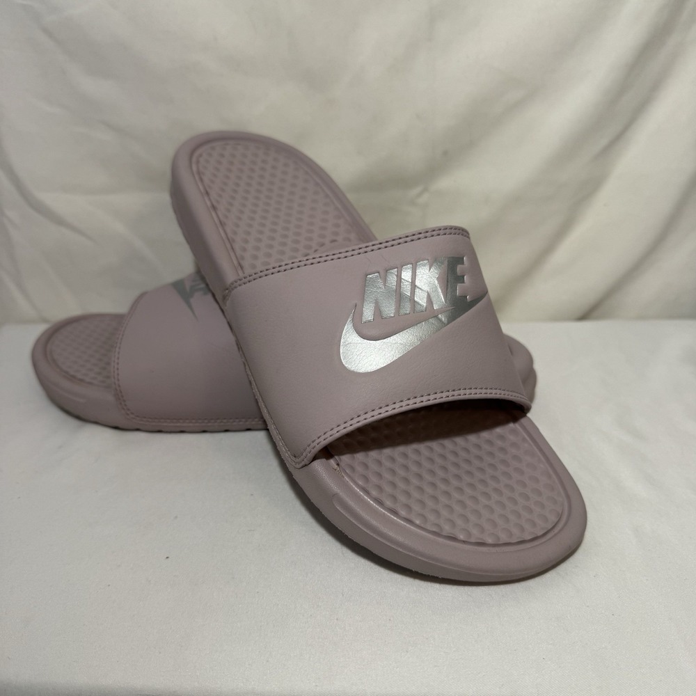 Nike Benassi JDI Slide Sandals, #343881-614,‎ Lavender, Women's US Size 9